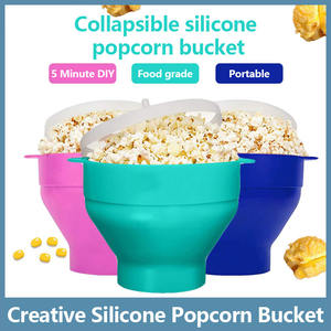 Máquina para hacer <span class=keywords><strong>palomitas</strong></span> de maíz, cuenco de silicona plegable, para <span class=keywords><strong>microondas</strong></span>, cocina casera - Product Image 4