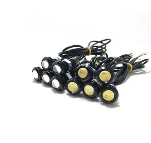 עיני נשר led ערפל אור COB עבה 12V 24V 18mm 23mm בשעות היום ריצת אורות DRL אופנוע גיבוי היפוך חניה אות אור