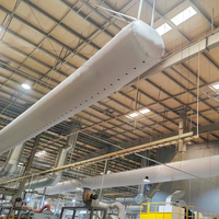 Ventilation industrielle FABOSEN à économie d'énergie avec conduite en tissu flexible pour sites sportifs, hôpitaux, écoles, places publiques, faible niveau sonore