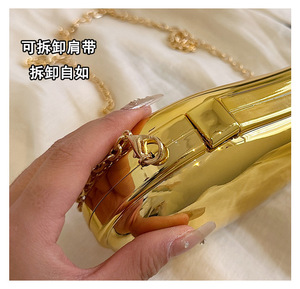Femmes 2024 été pour mangue en forme d'argent et d'or Laser sac de soirée sac à main de créateur pour les fêtes de mariage petits sacs à main <span class=keywords><strong>pochette</strong></span> - Product Image 6