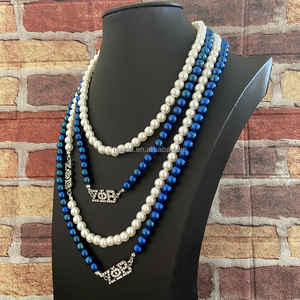 <span class=keywords><strong>Collane</strong></span> di gioielli di alta qualità alla moda Custom Zeta Phi Beta collana di perle con ciondolo collana di perle gioielli da donna da ragazza - Product Image 5