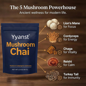 Complément Alimentaire à Marque Blanche : Poudre de Champignons Bio Naturelle pour Adultes, Soutien Énergétique, Saveur Personnalisée - Product Image 3