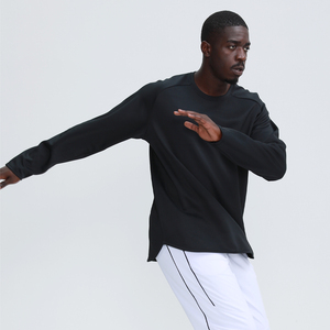 Felpe Sportive da Allenamento e con Cappuccio da <span class=keywords><strong>Uomo</strong></span> Oversize Tinta Unita con Logo Personalizzato e Stampa Serigrafica - Product Image 4