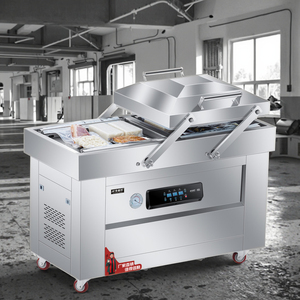 Double Chamber Electric Vacuum Packer & <b>Sealer</b> for Bread Meat Fish Vegetables Potatoes with Case/Pouch/Foil Packaging - Product Image 1
