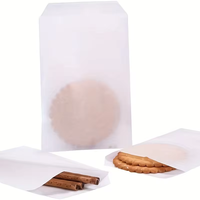 Sacs en papier glassine biodégradables recyclables, enveloppes à soufflets, papier ciré format A4, couleur personnalisable, fermeture autocollante, emballage