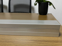 Profils d'extrusion carrés en alliage d'aluminium anodisé série 6000 6063/6061, décorations, certification ISO 9001, découpe, pliage