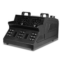 Mesin Asap Gelembung LED RGB SHTX Hot Top 1500W Dengan Remote Control/DMX512 untuk DJ Pesta Halloween Pernikahan Mesin Gelembung Kabut