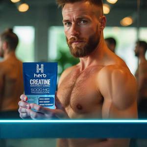 อาหารเสริมก่อนออกกำลังกายแบบ OEM/ODM แบรนด์ส่วนตัว ครีเอทีนโมโนไฮเดรต กัมมี่เพิ่มพลังงาน กัมมี่ครีเอทีนสำหรับการเจริญเติบโตของกล้ามเนื้อ - Product Image 6