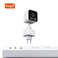 Caméra CCTV 1080P avec horloge Moniteur de caméra intelligente intérieure Audio bidirectionnel avec capteur Vision nocturne