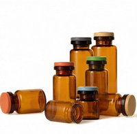 Flacon en verre de 30 ml pour adjuvant vaccinal avec bouchon en caoutchouc pour l'évaluation de l'immunité cellulaire.