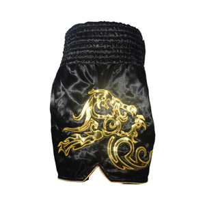 कस्टम लोगो यूनिसेक्स सैटिन मुय थाई बॉक्सिंग शॉर्ट्स के साथ सभी मौसमों में बच्चों की महिलाओं के लिए प्रशिक्षण शॉर्ट्स - Product Image 4