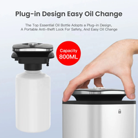Diffuseur de parfum électrique puissant pour hôtels et foyers, avec tour d'huiles essentielles sans eau contrôlée par application