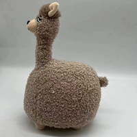 Porte-clés en peluche UYEAH OEM/ODM personnalisé, design sur mesure, alpaga en coton doux, pendentif cheval marron