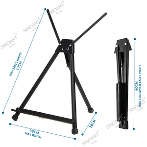SINOART <span class=keywords><strong>Cavalletto</strong></span> Portatile in Alluminio <span class=keywords><strong>per</strong></span> Artisti, Basso MOQ, <span class=keywords><strong>per</strong></span> Pittura/Esposizione, <span class=keywords><strong>Cavalletto</strong></span> <span class=keywords><strong>da</strong></span> <span class=keywords><strong>Tavolo</strong></span> - Product Image 3