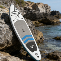 Planche de paddle gonflable professionnelle Drop Stitch en PVC épaissi, haute capacité de charge, résistante aux chocs, écologique