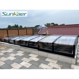 Toit en polycarbonate de toit solide et stable pour patio enceinte de toit toit rétractable toit véranda pc couvertures de terrasse - Product Image 6