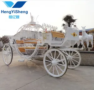 Hot Sale electric Cinderella Wedding white Carriage Gift exported to USA/Sightseeing Marathon Horse Wagon/Horse Carriage