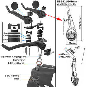 Cadre de vélo de <span class=keywords><strong>triathlon</strong></span> BXT <span class=keywords><strong>Triathlon</strong></span>-219 2026, compatible avec le changement de vitesse électronique/Di2 - Product Image 3