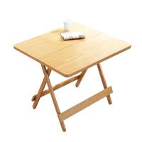 Table à manger pliante moderne en bois massif, table de cuisine portable en bois, table à manger pliable pour économiser de l'espace, pour la maison et les restaurants