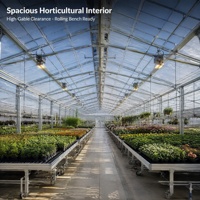 Structure en acier préfabriquée pour entrepôt industriel, hangar agricole commercial à toit en pente, projet de culture de légumes
