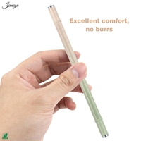 Ensemble de pinceaux à ongles en métal avec logo personnalisé, couleur dégradée, double brosse multifonctionnelle pour salons de manucure DIY