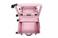 Miroir LED Sac de maquillage Voyage Makeup Artist Bagages Train case Table avec Wifi Speakers
