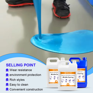 Peinture époxy industrielle 100 % solides à haute densité, auto-nivelante, couleur unie, résistante à l'abrasion et aux produits chimiques, sans COV, fournie directement par l'usine - Product Image 1