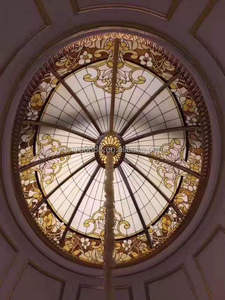Iluminación de Techo con Cúpula de Vidrio Tiffany de Estilo Europeo Personalizada, de Lujo, para Interiores y Exteriores, para Hoteles y Villas, Diseño Duradero - Product Image 2