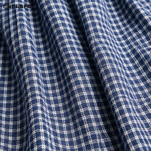 Pantalon large en coton à carreaux gingham pour homme, taille élastiquée avec cordon de serrage, coupe décontractée oversize, style streetwear - Product Image 6