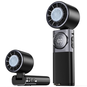 Sophisticated Plastic Foldable Handheld <b>Fan</b> <b>Mini</b> Outdoor Rechargeable Car Compatible English Operation - Product Image 2