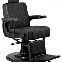 Fauteuil de Barbier Hydraulique Moderne avec Fonctionnalités Pliables et Réglables en Hauteur pour Utilisation en Salon Commercial