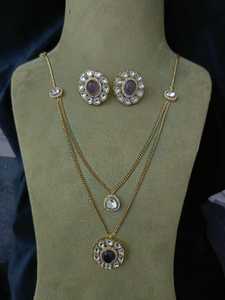 Collar DE BODA indio Sabyasachi, joyería inspirada en Sabyasachi, joyería nupcial India pakistaní, conjuntos de joyería Sabyasachi Bollywood - Product Image 4