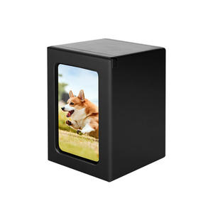 El Yapımı Çam Ahşap Kişiselleştirilmiş Anıt Entegre Fotoğraf Çerçeveli Hatıra Hayvan Cenaze Malzemeleri Evcil Hayvan Kremasyon Külleri İçin Urn - Product Image 4