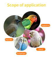 30*22*38cm coloré personnalisé perroquet canari gros oiseau élevage nid Cage cage à oiseaux