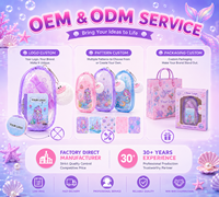 Kit Mini Tout-en-Un Thème Océan Rêveur Écologique Non Toxique Parfait pour Anniversaire Rentrée Scolaire Cadeau de Fête