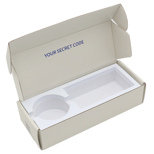 Biểu tượng tùy chỉnh 12x10x4 các tông màu trắng hộp bưu phẩm với dập nổi & Matt cán cho khuôn mặt & Kem mắt 30x20x10 - Product Image 5