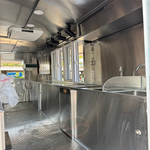 Sıcak satış tam donanımlı mobil otomat gıda römorkları kahve Kiosk aperatif Pizza barbekü Hot Dog otomat için dondurma arabası imtiyaz - Product Image 5