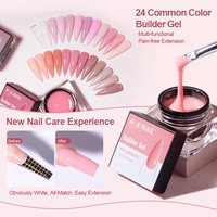 Gel de Construction Crème RS Nail Sans HEMA Sans TPO Chaleur Réduite Gel UV Dur Personnalisé pour Extension des Ongles pour Salon de Manucure