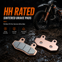 Plaquettes de frein à disque avant et arrière sinterisées YONGLI OEM F376 HH pour moto électrique Surron Ultra Bee ECE R90