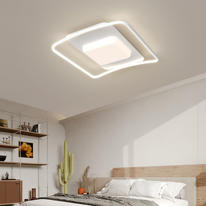 Pop Square Acryl-Lampe mit Metallakzenten für Wohnraumdekoration für Schlafzimmer und Wohnzimmer Moderne Nordische LED-Deckenleuchte - Product Image 2
