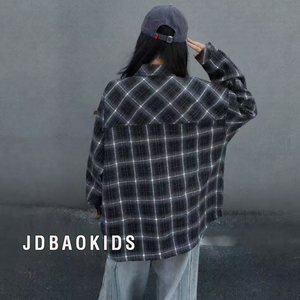 2026 Maßgeschneiderte Mode Übergrößen Casual Kariertes Hemd Herren Damen Streetwear Langarm-Shirts Oberteile - Product Image 6