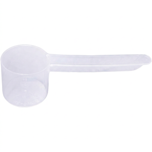 Cuillère doseuse à manche court en acide polylactique biodégradable et compostable, capacité 25g 70ml, pour le service - Product Image 1