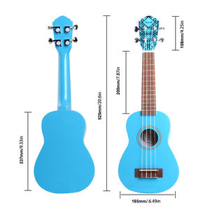 <span class=keywords><strong>Ukelele</strong></span> Soprano de Madera Real para Principiantes, Instrumento Musical al por Mayor, Regalo de Navidad, Guitarra Infantil - Product Image 5