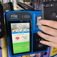 Système de terminal de validation de bus avec lecteur de carte QR intelligent NFC EMV GPS Android avec logo personnalisé pour bus publics et touristiques