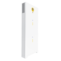 Batterie de stockage d'énergie solaire LiFePO4 10 kWh avec protection IP21, conception empilable, onduleur 5,5 kW, système tout-en-un