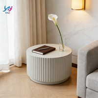 Table basse d'appoint moderne, durable et écologique GRC YMJ pour appartement, chambre et salon