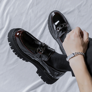 <span class=keywords><strong>Zapatos</strong></span> de <span class=keywords><strong>Vestir</strong></span> con Suela Gruesa QF1, Mocasines <span class=keywords><strong>Cómodos</strong></span> e Informales para <span class=keywords><strong>Hombre</strong></span>, que Aumentan la Estatura - Product Image 6