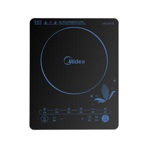 Cocina de Inducción Midea de un Solo Quemador, Control Táctil, Panel de Vidrio Negro, Estufa Eléctrica con Función de Temporizador - Product Image 1