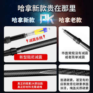 Bastones de Trekking de Fibra de Carbono Hannah, 63-135 cm, Telescópicos, con Absorción de Impactos, Bastones de Senderismo Ligeros Unisex - Product Image 5