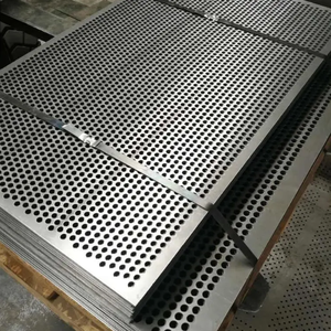 Grillage métallique en tôle / Maille métallique perforée en fer / Métal perforé - Haute qualité pour la construction, certifié ISO9001, découpe - Product Image 3